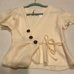 White loose dressy shirt